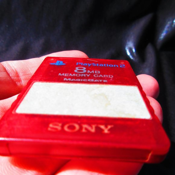 Playstation 2 8 MB Memory Card Red Color - Picture 5 of 7